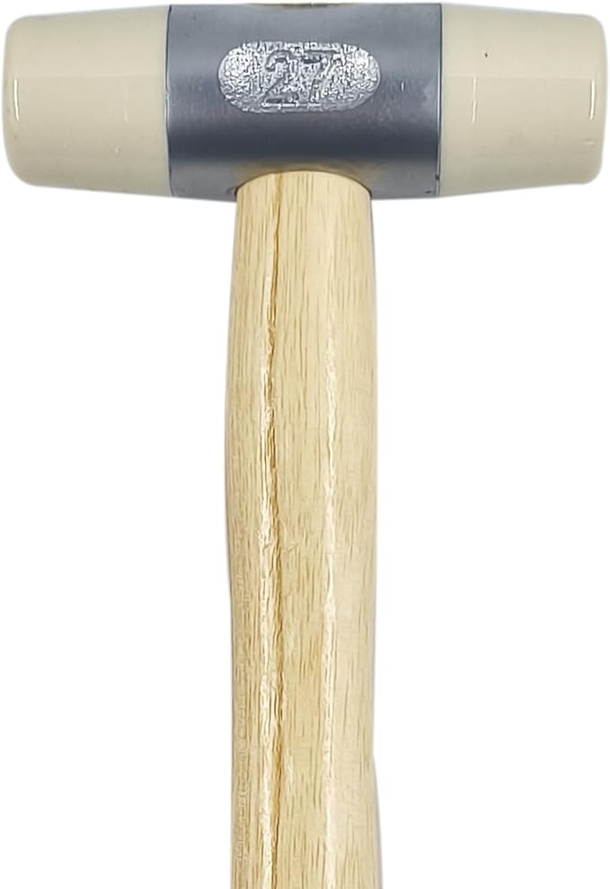 Nylon rubber mallet 27 oz white