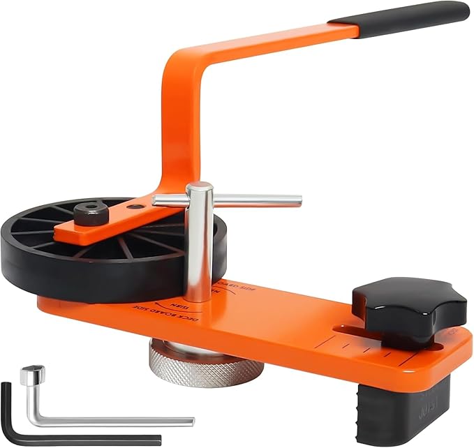 Deck Board Bending Straightening Tool, Adjustable Leverage Bender Fits for Composite & Hardwood Decking, Easier Deck Straight Installation竊똄quipped with an Allen wrench
