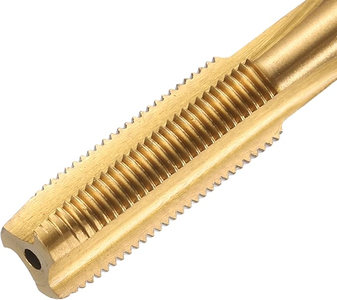 uxcell Metric Thread Tap M8 x 0.75 H2 120mm Straight Flute Screw Thread Milling Machine Taps Threading Tapping Repair Tool