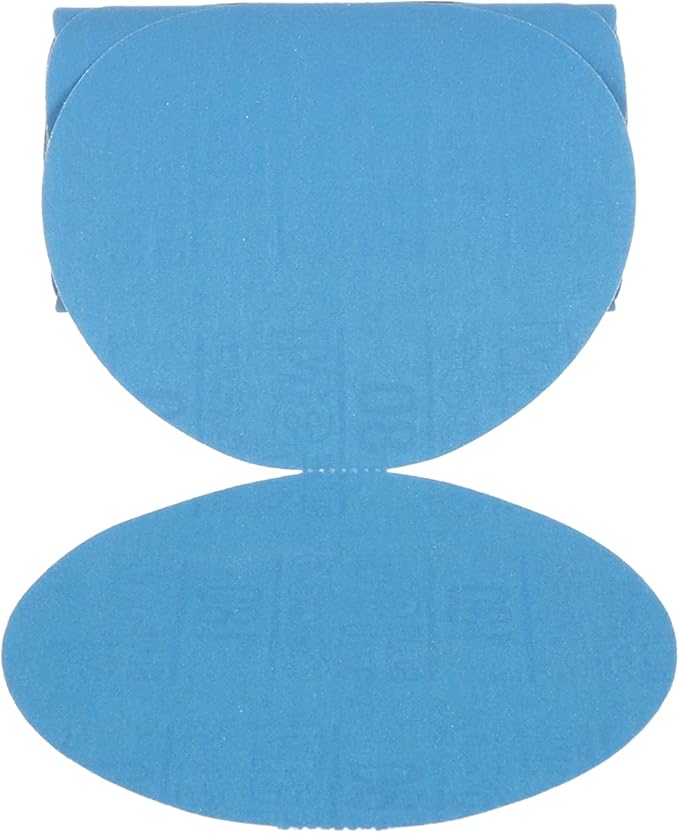 3M Stikit Blue Abrasive Disc Roll, 36206, No Hole, 6 in, 180+ Grade, Pack of 100, Automotive Sanding Discs for Coating Removal, Body Repair, Auto Sanding, Primer Sanding