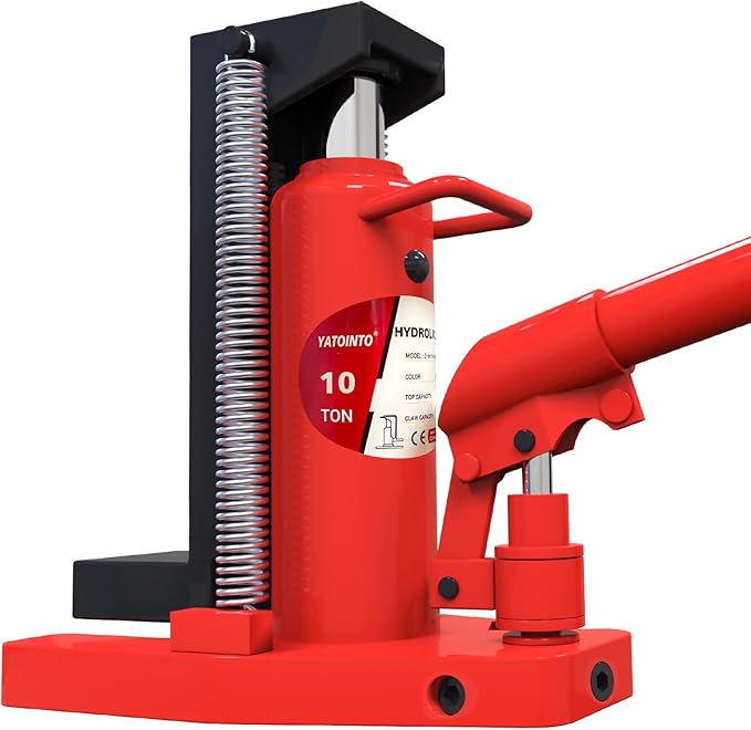 5 Ton/10 Ton Toe Jack | 2-in-1 Hydraulic Bottle Jack with Pump Handle Dual Purpose Lifting Capabilities for Top and Toe, for Car Farm Home