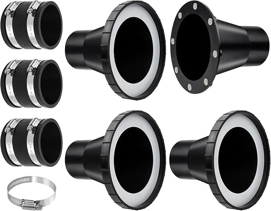 4" to 2.5" Magnetic Dust Collection Fittings for Woodwork Shop Vacuums Hose,One-to-Multi Magnetic Dust Collector System w/1PK Mag Port Connector+3Set 2.5??Couplers,Magnetic Dust Collection Starter Kit