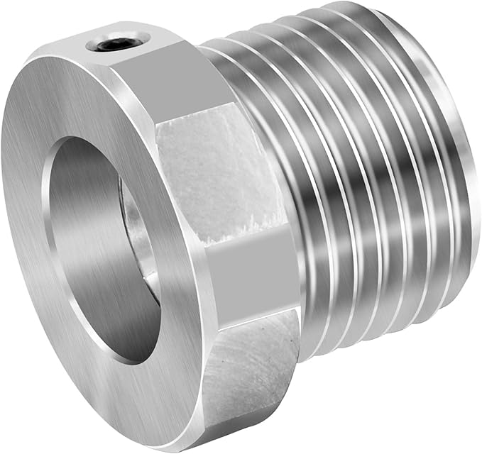 Lathe Headstock Spindle Adapter,Converts 1"x8 TPI to 1-1/2-8 TPI for Woodworking Lathe