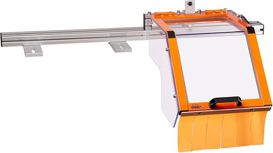 Lathe Safety Guard. 12" Wide Hinged. Fits machines with up to 12" Chuck Diameters. Standard Model, NO Interlock. Part # LG-TR3-12 by ATS MACHINE SAFETY SOLUTIONS