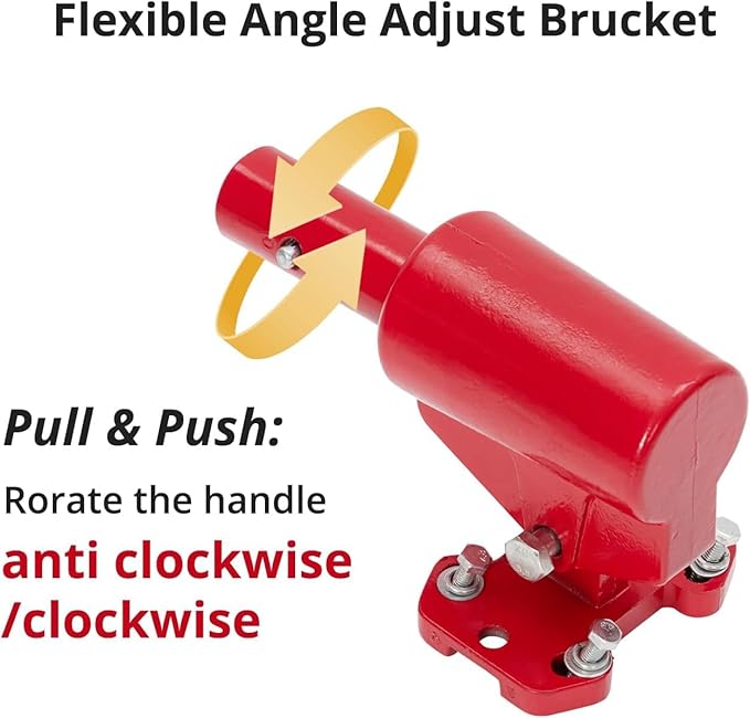 48"x8" Bull Float Kit, Aluminum Magnesium Alloy Concrete Float with Adjustable Bracket, Round Blade for Multi-Angle Concrete Finishing