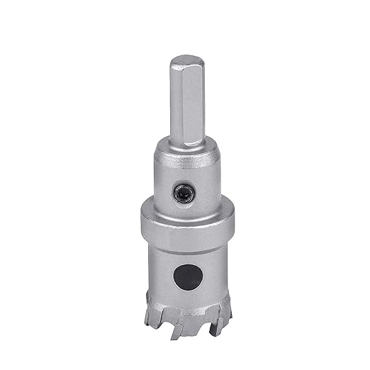 21mm竊?5/6 inch 竊?Metal Steel Hole Saw with 2 Drill Bits, Hole Cutter for Thick Metal,Stainless Steel,Iron and Wood (21mm竊?5/6 inch 竊?