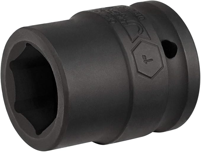 Jetech 3/4 Inch Drive 1 Inch Standard Impact Socket, Made with Chrome Molybdenum Alloy Steel, Heat Treated, 6-Point Design, SAE