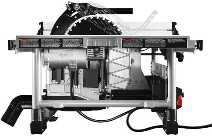 SKIL 10 Inch Heavy Duty Worm Drive Table Saw with Stand - SPT99-11