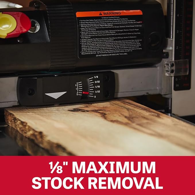 JET 13-Inch Benchtop Thickness Planer for Woodworking, Helical Style Cutterhead with 2-Speed (18 FPM / 26 FPM) Feed Rate, 2 HP, 120V 1Ph (JWP-13BT)