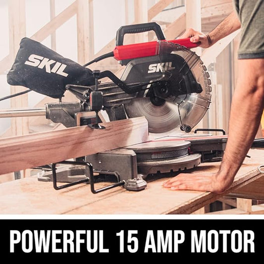 SKIL 10" Dual Bevel Sliding Compound Miter Saw-MS6305-00
