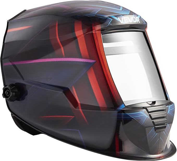 VEVOR Welding Helmet Auto Darkening True Color, 3.94" x 3.15" Welding Hood Solar-Powered, Welder Mask with 4 Arc Sensors, Wide Shade 4/5-9/9-13 for TIG MIG ARC Weld Cut Grinding - METIS Series