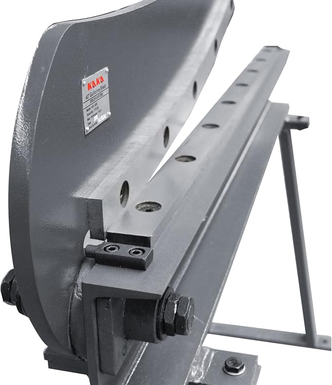 KAKA INDUSTRIAL Sheet Metal Shears,39-Inch 16Gauge (0.06 Inch) Guillotine Metal Shear,Sheet Cutter with Stand for Industrial Fabrication and Construction HS-40