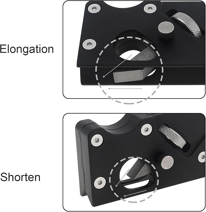Chamfer Plane with Auxiliary Locator, Woodworking Hand Planer for Quick Edge Planing and radian Corner Plane Trimming, Hand Chamfering Planer for Professional Woodworkers