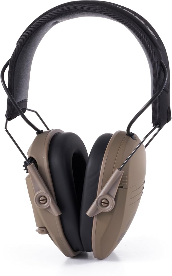 Walker's Razor Slim Ultra Low Profile Compact Design Adjustable Range Shooting Hunting Hearing Protection Electronic Earmuffs