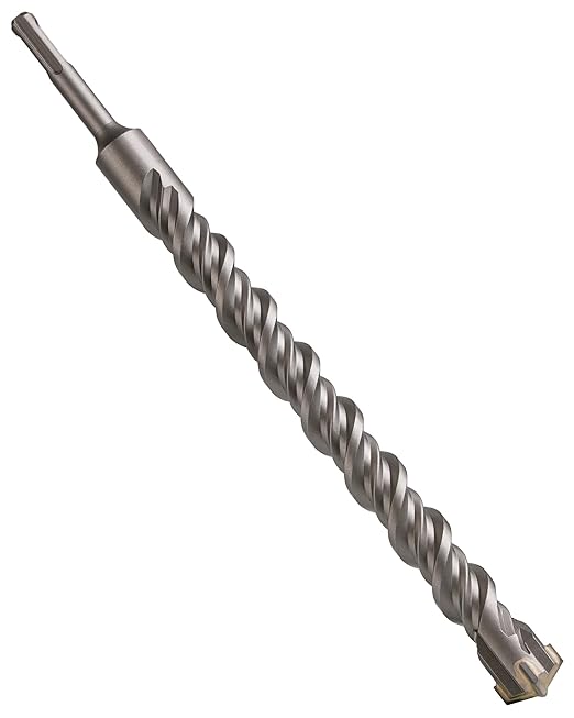 1 Inch x 12 Inch SDS Plus Rotary Hammer Drill Bit, Firecore Tungsten Carbide Long Drill Bits for Concrete Masonry Ceramic Tile Cement Walls Brick Rocks Stone, Brocas para Concreto