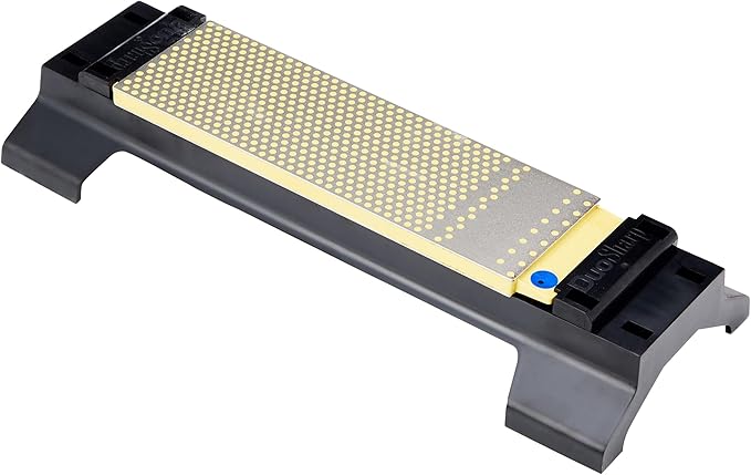 Diamond Machining Technology (DMT) WM8CX-WB 8-Inch Duo Sharp Plus Bench Stone - Coarse/Extra Coarse with Base
