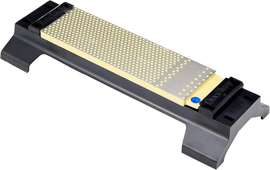 Diamond Machining Technology (DMT) WM8CX-WB 8-Inch Duo Sharp Plus Bench Stone - Coarse/Extra Coarse with Base