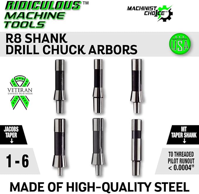 R8 to JT33 Drill Chuck Arbor-Machinist Choice