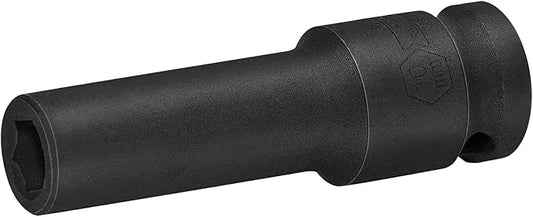 Jetech 1/2-Inch Drive 10mm Deep Impact Socket with 6-Point Design, Heat-Treated Chrome Molybdenum Alloy Steel, Metric