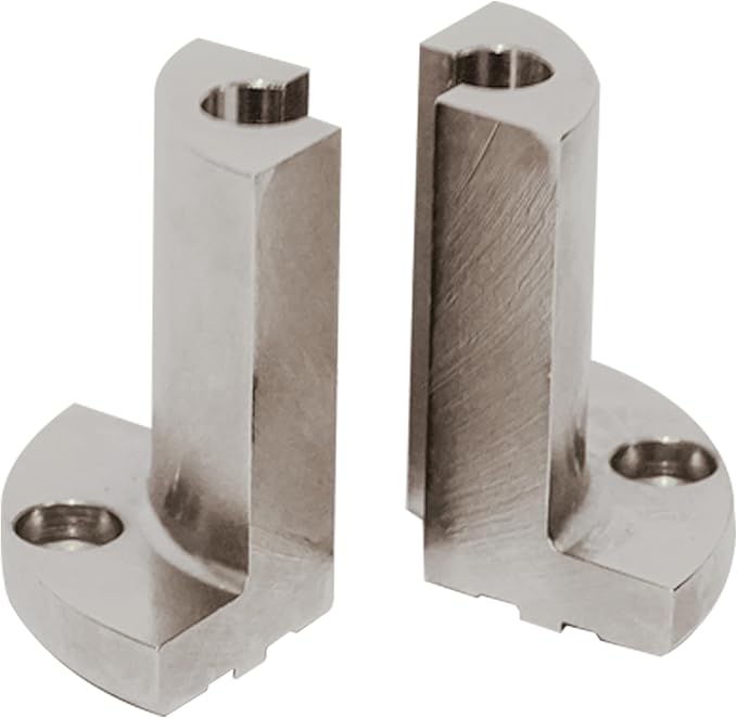 BMT-J6034 Pen Blank Jaws for Woodturning Lathe Chucks, V-grooves of the two jaws hold blanks securely, Compatible with Super NOVA 2, G3.