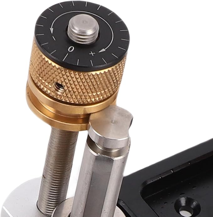 Marhynchus Router Plane Woodworking Tool Hand Plane for Grooves Mortises and Slots with 360 Rotating Comfortable Wooden Handle Adjustable Depth