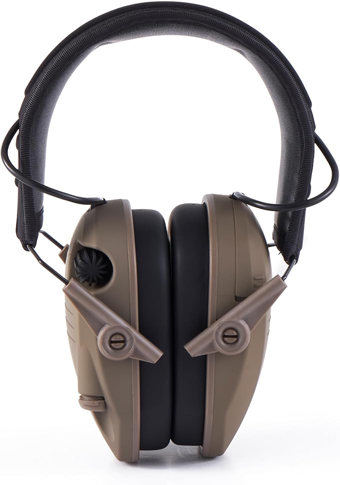 Walker's Razor Slim Ultra Low Profile Compact Design Adjustable Range Shooting Hunting Hearing Protection Electronic Earmuffs