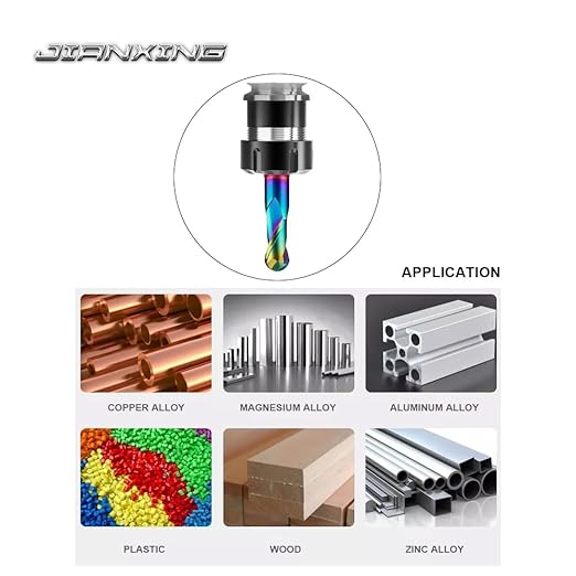 10mm R5 Extra Long DLC Coated 2-Flute Carbide Ball Nose End Mill, 100mm OAL, Ideal for Aluminum, Copper Alloys & Plastic Machining?밐igh Precision & Wear-Resistant Cutting Tool(1 Pack)