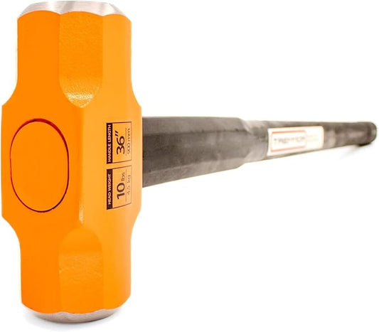 TREMMOR | IRON CORE Sledge Hammer (10 LB. Head, 36 inch Handle)