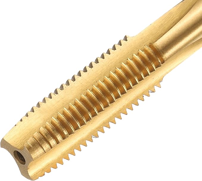 uxcell Metric Thread Tap M8 x 1 H2 120mm Straight Flute Screw Thread Milling Machine Taps Threading Tapping Repair Tool