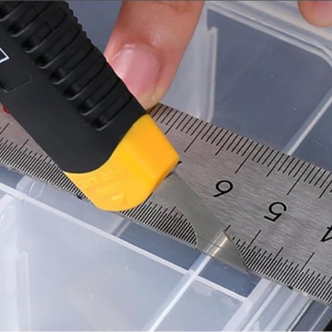 ACCUFINE Acrylic Sheet Cutter Tool Plexiglass Cutter and Utility Knife Comes with 40 Blades in 4 Types.