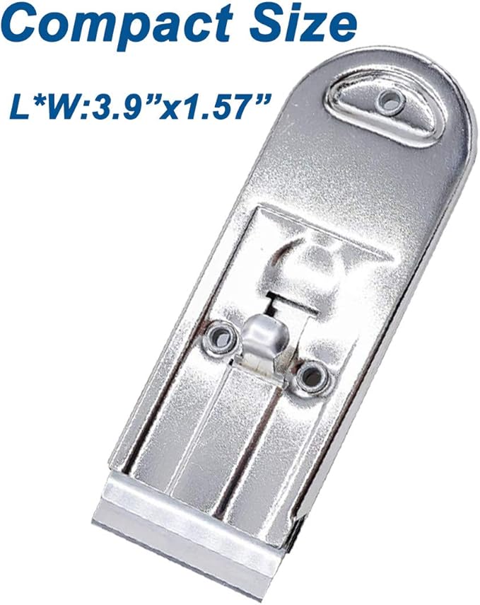 Razor Blades Metal Scraper Tool Pull Push Glass Scraper Stove Top Scraper Window Ceramic Scraper with10 PCS Single Edge Replacement Scraper Blades Removing Decal Label Residue Sticker,Silver