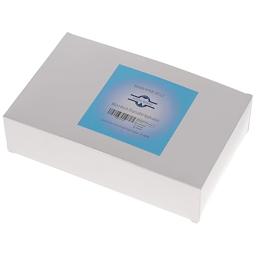 HSB 101322, Micro-Brush Applicators, Disposable Dental Micro Brushes, Bendable Neck for Precision Application, Ideal for Dental & Cosmetic Applications, Regular, Assorted, 400/Pk, Case of 40 Boxes