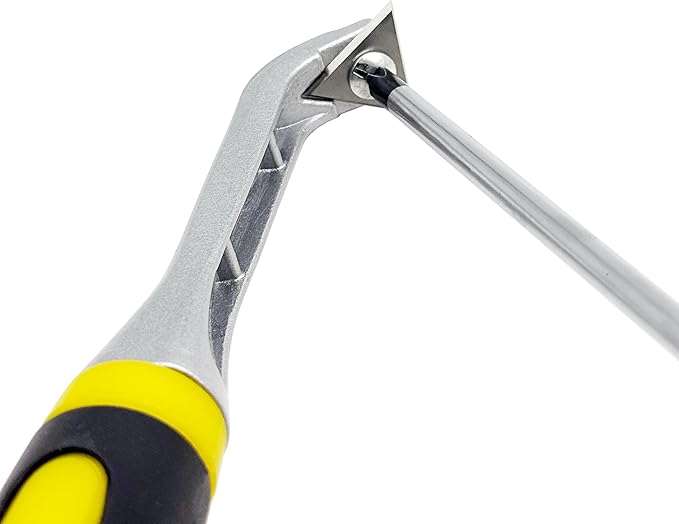 LU&MN Carbide Scraper Tool ??1-INCH Tungsten Carbide Triangular Blade, Heavy-Duty Paint, Glue & Putty Remover with Ergonomic Non-Slip Handle