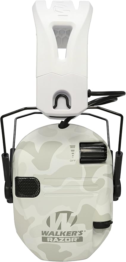 Walker's Razor Slim Ultra Low Profile Compact Design Adjustable Range Shooting Hunting Hearing Protection Electronic Earmuffs