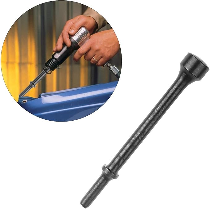 Air Hammer Bits Set,Chrome Molybdenum Steel Pneumatic Hammer Bit,Sextended Length Impact Tool Air Hammer Attachments for Tire Repair Automotive Industry
