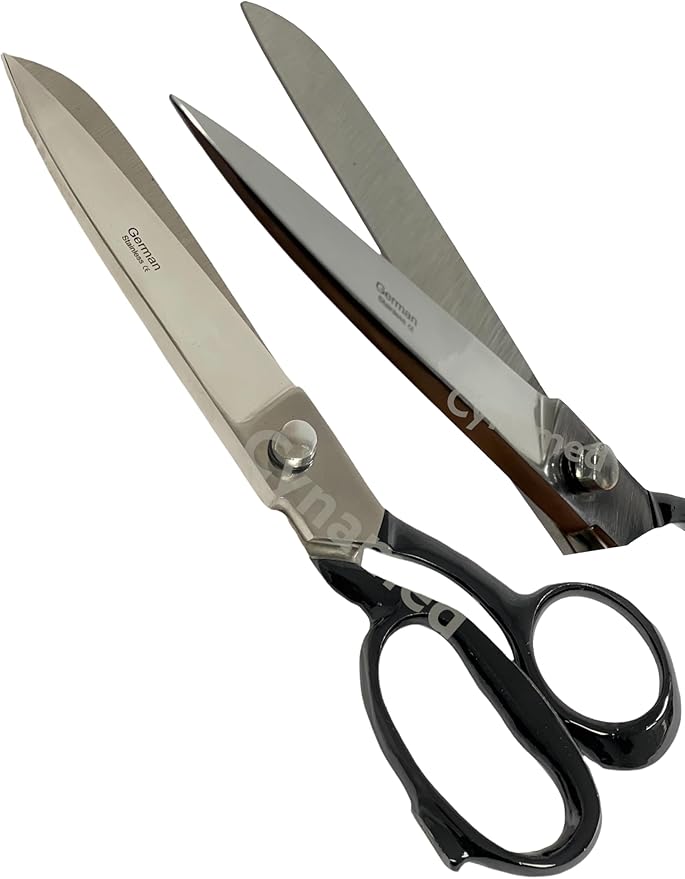Premium Professional 10-Inch Heavy Duty Fabric Scissors ??Industrial Strength Stainless Steel Tailor Shears for Leather, Sewing, Dressmaking, Home, Office, and Artistic Use