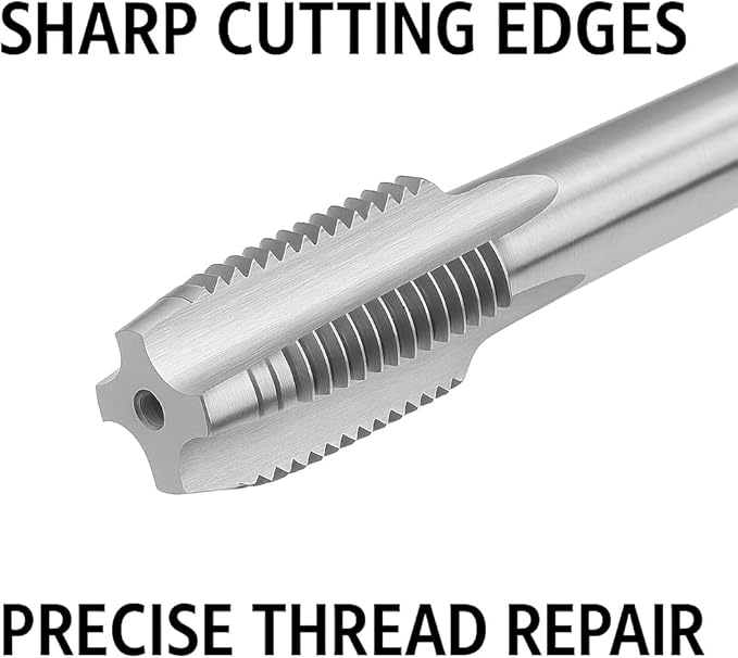 M16x1.5 Metric Thread Tap 6542 High-Speed Steel Tap for Internal Threading and Repair