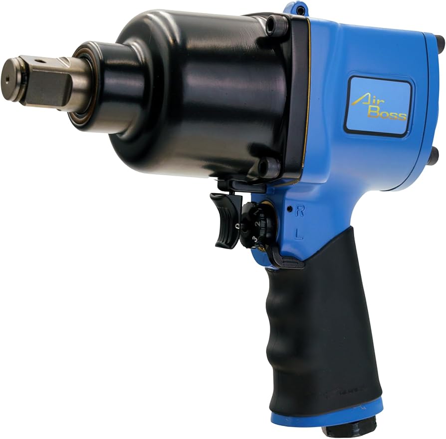 Airboss AW-172 3/4" US Germany Award Winning Premium Air Impact Wrench Heavy Duty 2000 ft-lb Nut Busting Torque 8.5 Pounds Award-Winning Design Lightweight High Performance