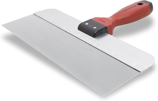 MARSHALLTOWN DuraSoft Taping Knife, 14 Inch Stainless Steel Blade, Made in the USA, For Drywall Finishing, 3514SD