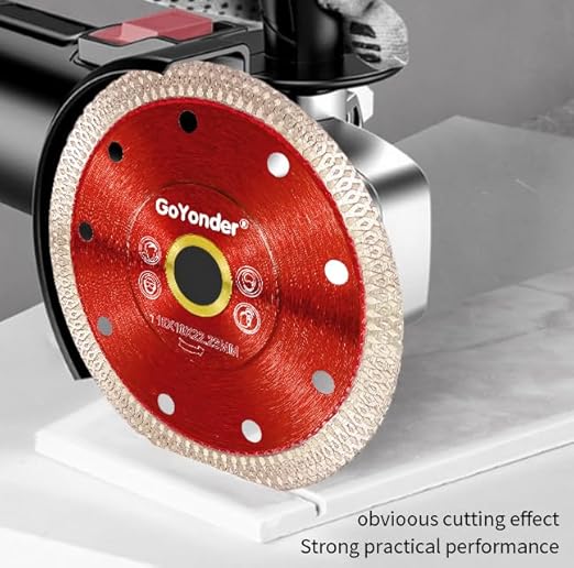 GoYonder 4.5 Inch Super Thin Diamond Saw Blade for Cutting Porcelain Tiles,Granite Marble Ceramics