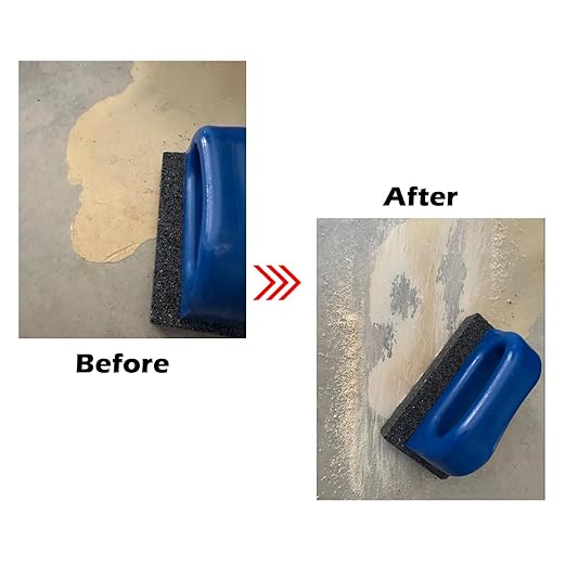 Rub Brick,20 Grit Masonry Rubbing Bricks, Concrete Tools, Removing Smoothing Cleaning Marks Fluted with Handle