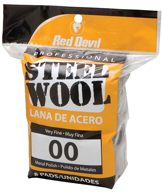 Red Devil 0322 Steel Wool, 00 Very Fine, (Pack of 48)