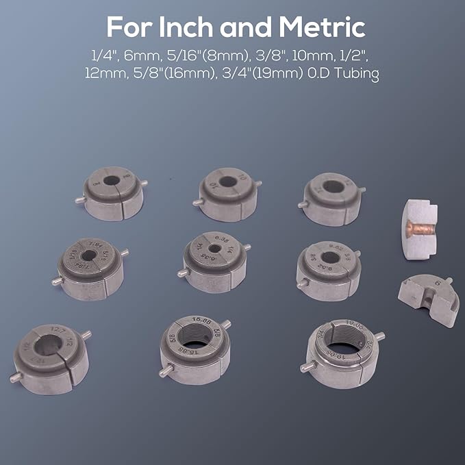 Accurate 3-IN-1 Tube Flaring Tool Kit, Eccentric Expander 45째 Cone Tubing Flaring Tool, Include Cutter Deburring Tool, HVAC Refrigeration Tools for Copper/Soft Pipe Flaring 1/4-3/4 Inch O.D. Tubing