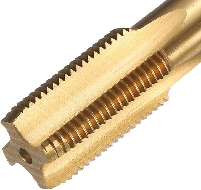 uxcell Metric Thread Tap M14 x 1.25 H2 130mm Straight Flute Screw Thread Milling Machine Taps Threading Tapping Repair Tool