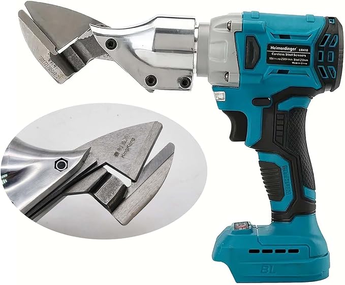 Brushless Cordless Metal Shear with 2000mAh Battery,Heavy Duty Electric Scissors for Cutting Metal,Carpet and Cardboard-Variable Speed