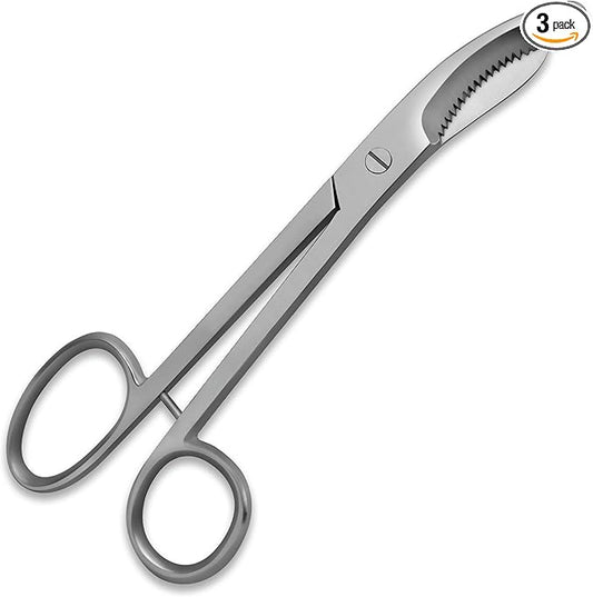 Cast Spreader 3 Prong, Burn Cast & Plaster Shear, Scissors Pliers Forceps Plaster Opner Orthopedic Tools Instruments German Grade Stainless Steel (Burn Shear)
