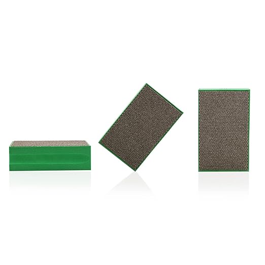 Electroplated Diamond Hand Polishing Pads 60-400 Grit Sanding Tile Stone Marble Concrete Wet Dry징짯 (3PCS 60Grit)