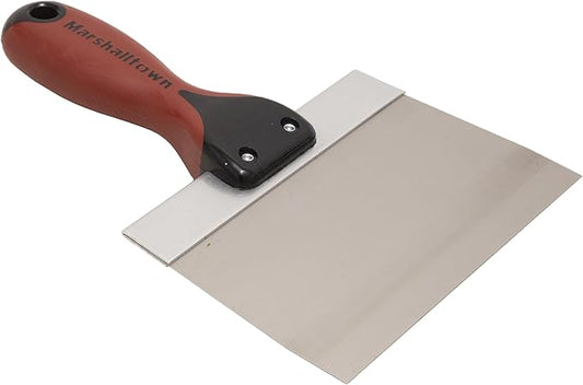 MARSHALLTOWN DuraSoft II Taping Knife, 6 Inch Stainless Steel Blade, For Drywall Finishing, 4506SD