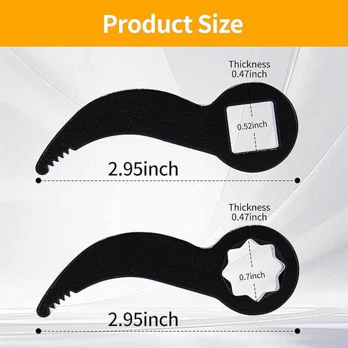 Pry Bar Wrench Adapter, 1/2'' Heavy-Duty Half Shaft Removal Tool, Universal Ratchet Pry Bar Attachment for Automotive Repair, Anti-Slip Crowbar Adapter Head with Professional Car Repair Kit