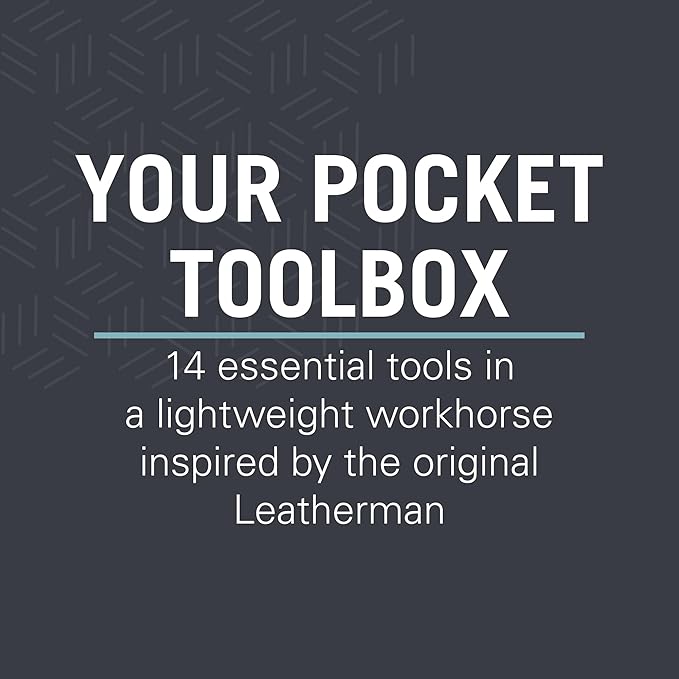 LEATHERMAN, Bond, 14-in-1 Lightweight Multi-tool for Camping, Hiking & Everyday Carry (EDC), Made in USA, Burnt Sienna